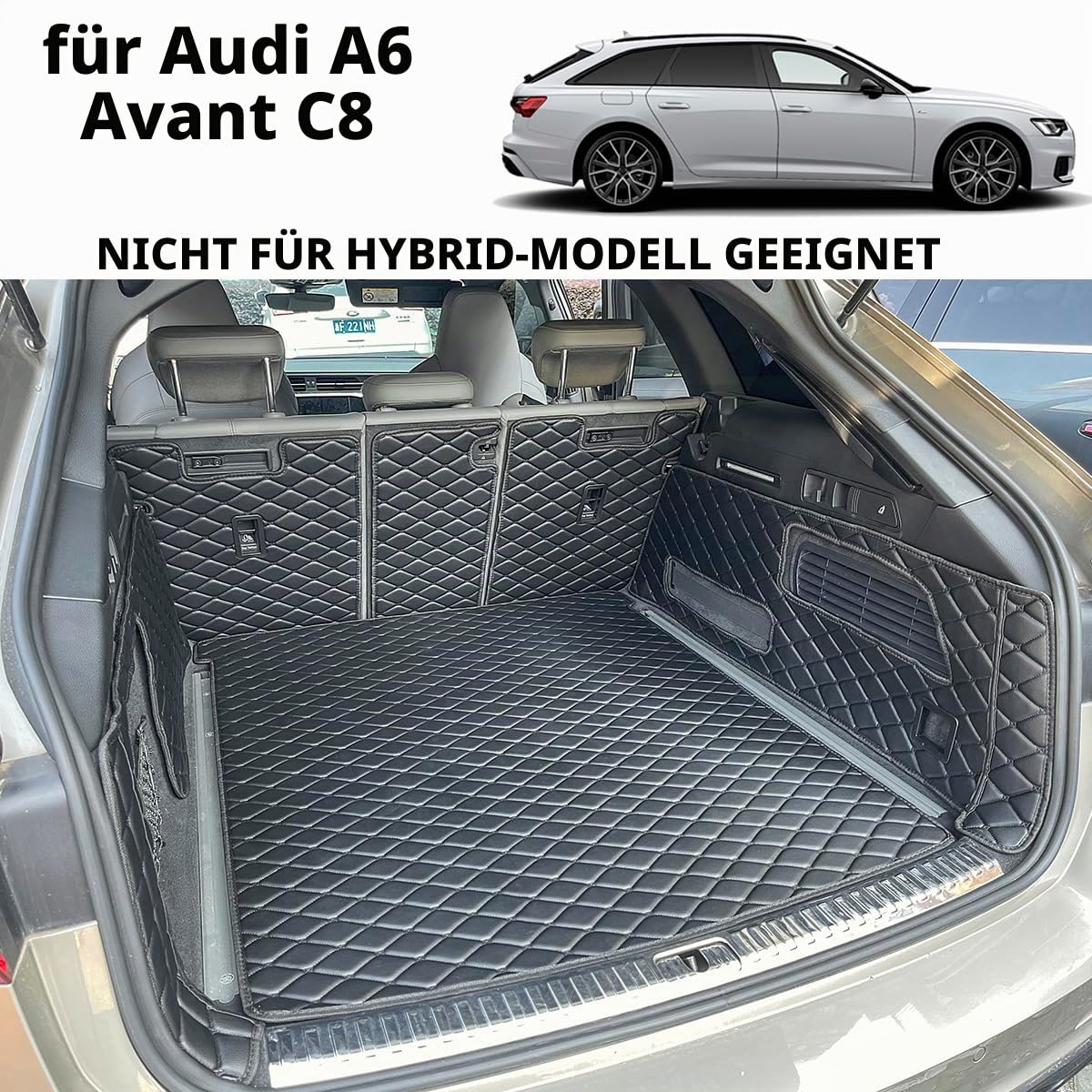 Kofferraumwanne für 2018-2026 Audi A6 C8 Avant ＆ Allroad | Kofferraummatte Kofferraumabdeckung
