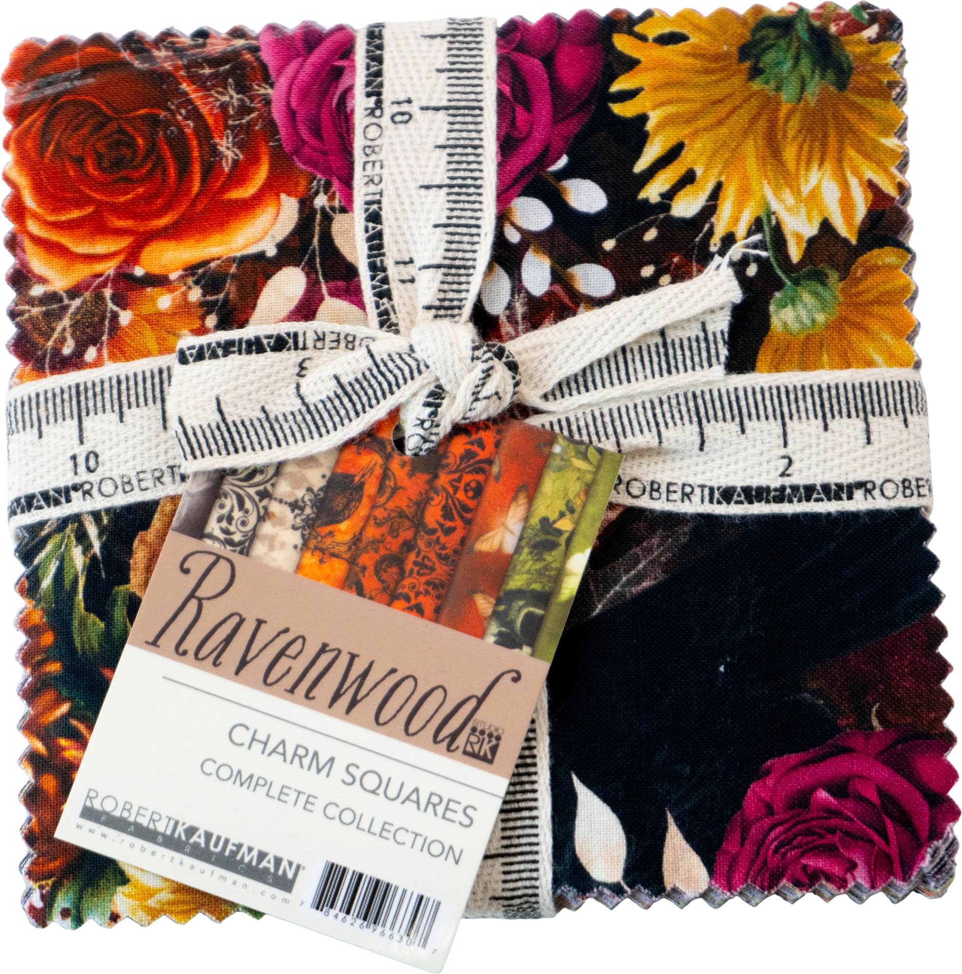Robert Kaufman Assorted Ravenwood Charm Square 42 5-Inch Squares Charm Pack Fabrics Chs-1394-42