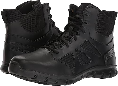 Miniatura 12 de Reebok Sublite Cushion táctico 6 pulgadas cremallera lateral Eh botas de trabajo militares, Negro -