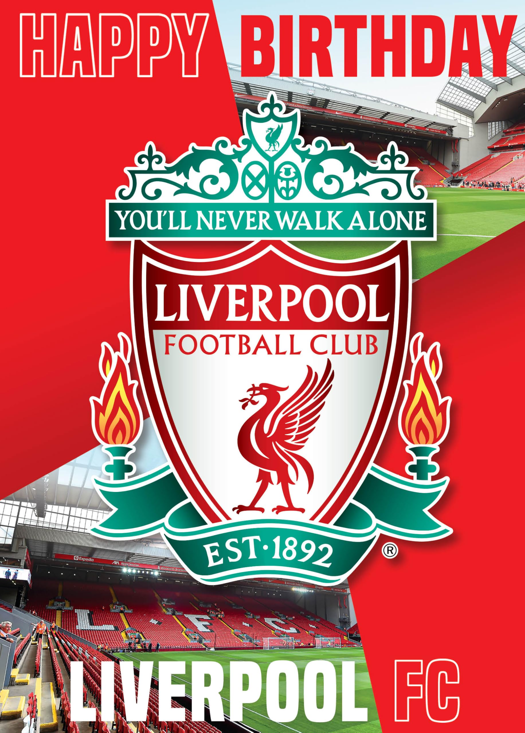 Liverpool FC Musical Birthday Card