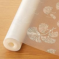 Vista 29 de Cooyes - Forro para estantes, revestimiento no adhesivo para cajones y gabinetes, papel EVA lavable a prueba de aceite para gabinetes de cocina