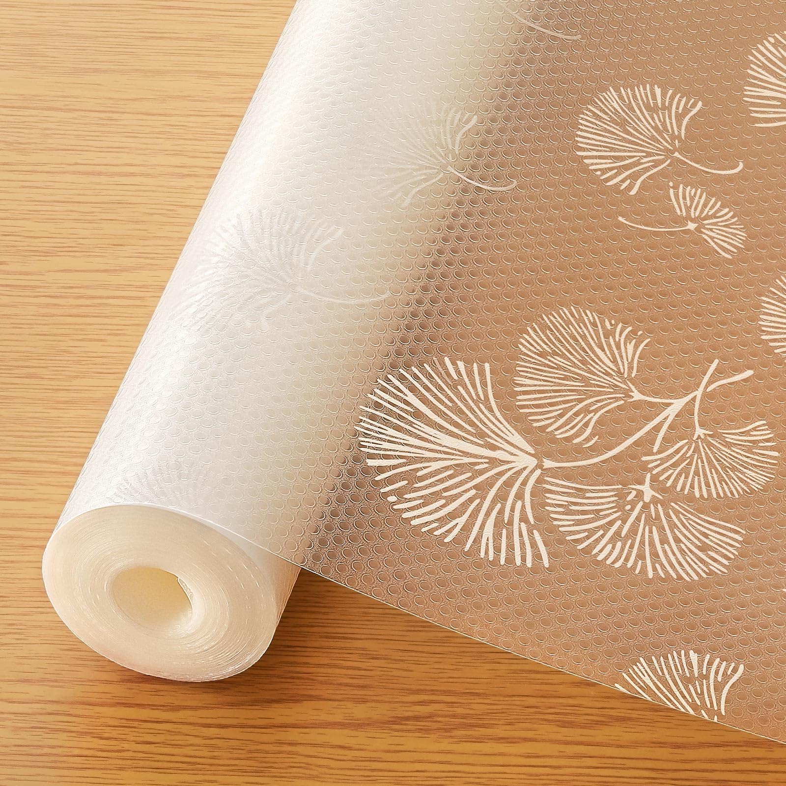 Photo 1 of Cooyes Shelf Liner, Non Adhesive Drawer and Cabinet Liner, EVA Washable Oil-Proof Shelf Paper for Kitchen Cabinets, Refrigerator, Storage, Desks with Modern Pattern?23.6" W x 236" L?