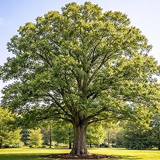 3 Bur Oak Tree Live Plants (Quercus macrocarpa) – Hardy Native Shade T...