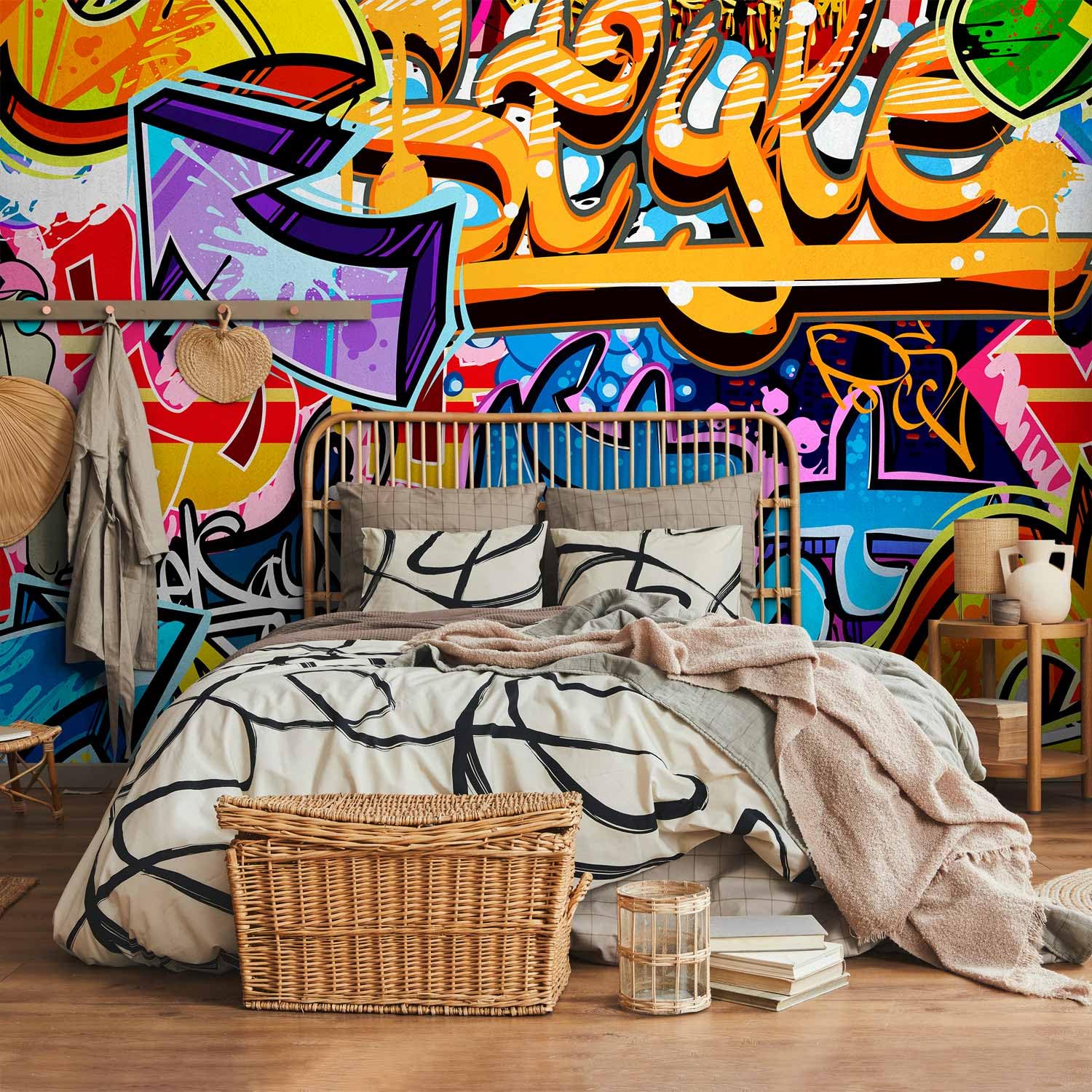 Amazon.co.jp: artgeist 壁画 グラフィティ 118x83インチ - XXL