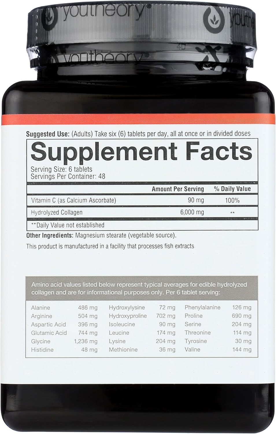 Youtheory, Collagen Advanced Formula 1 2 3, 290 Tablets