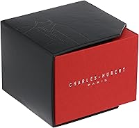 Vista 3 de Charles-Hubert, Paris Unisex 3549-E Premium Collection Reloj analógico de cuarzo japonés azul, Azul Blanco, Reloj de cuarzo