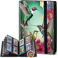 Vista 58 de Rossy Carpeta de 4 bolsillos, 400 tarjetas, álbum de colección comercial, bolsillos de doble cara, para deportes, béisbol, cerdo rosa