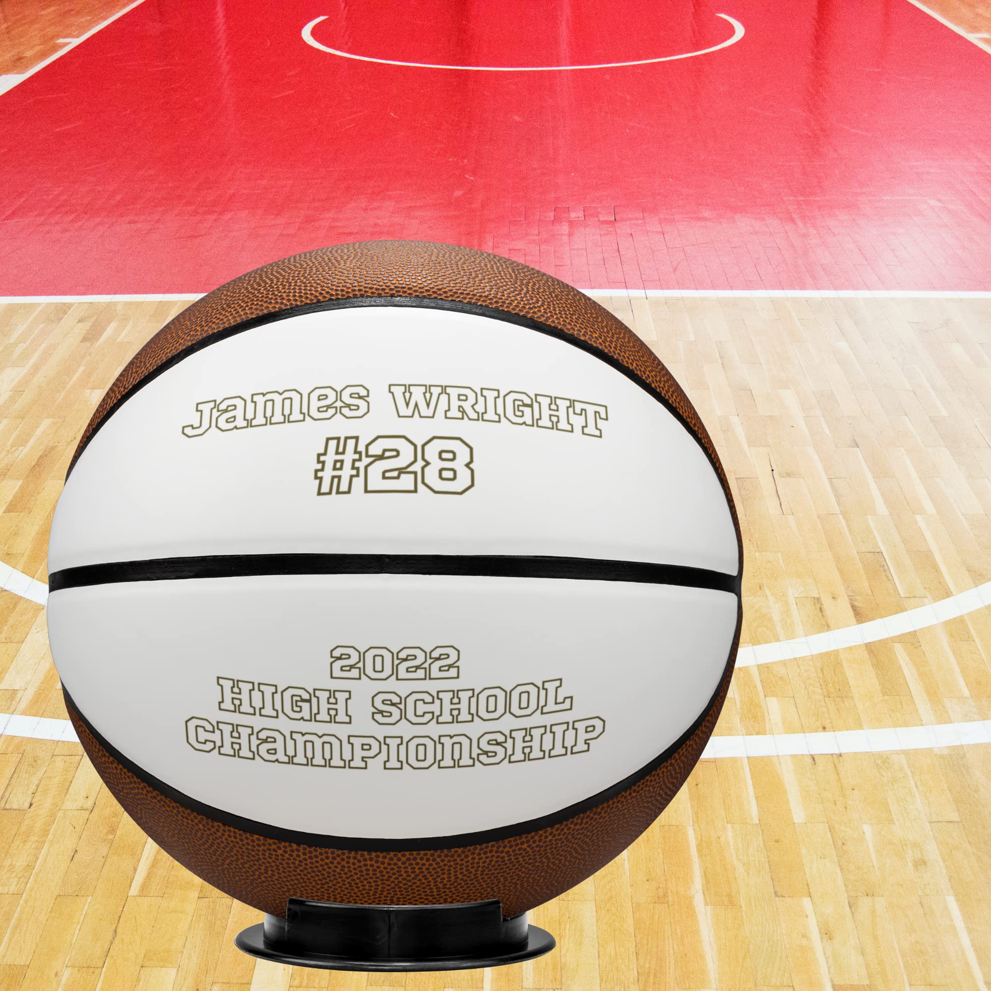 Spersonalizowana nazwa drużyny mistrzostw koszykówki dla fanów sportu wnuka dostosowane do potrzeb trenera koszykówki akcesoria do gry dla syna od taty mamy niestandardowe akcesoria dla fanów piłki