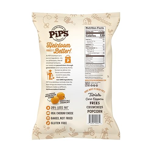 Miniatura 2 de Pipcorn Bolas de queso cheddar Heirloom - 45 onzas - Queso orgánico sin nada artificial maíz de reliquia sin OMG sin conservantes sin gluten