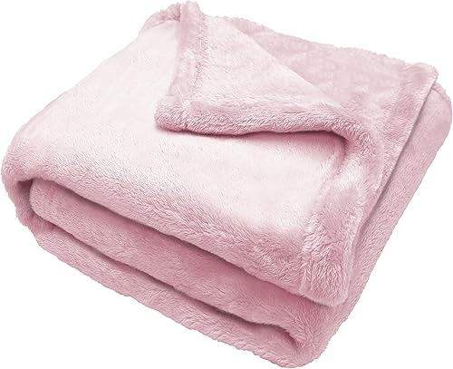 Comfort Lab Manta de franela de felpa, suave, ligera, manta de forro polar para regalo, para sofá, cama y decoración del hogar, manta de forro polar