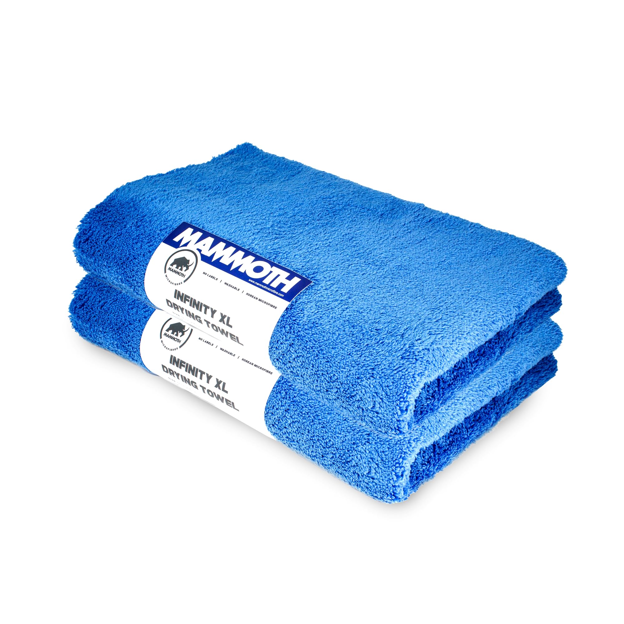 Mammoth Microfibres Infinity XL Drying Towel, 60cm x 80cm (2 Pack)