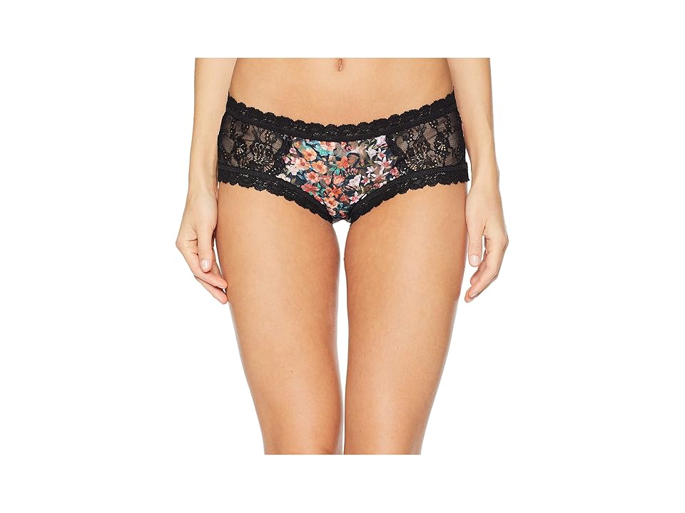 

Hanky Panky Thumbelina Fashion Girl-Kini (Black Multi) Women's Underwear