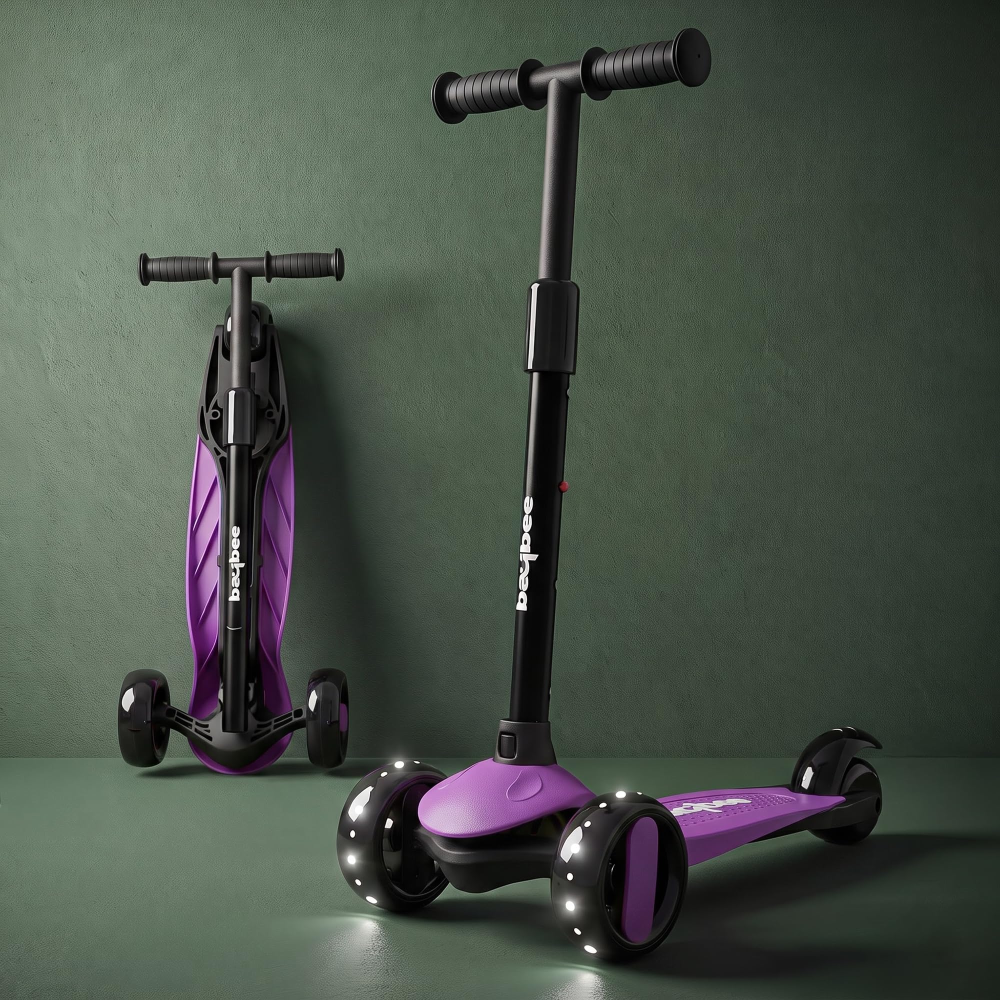 Baybee Alpha Kick Scooter - 3 Wheel Kids Scooter -17