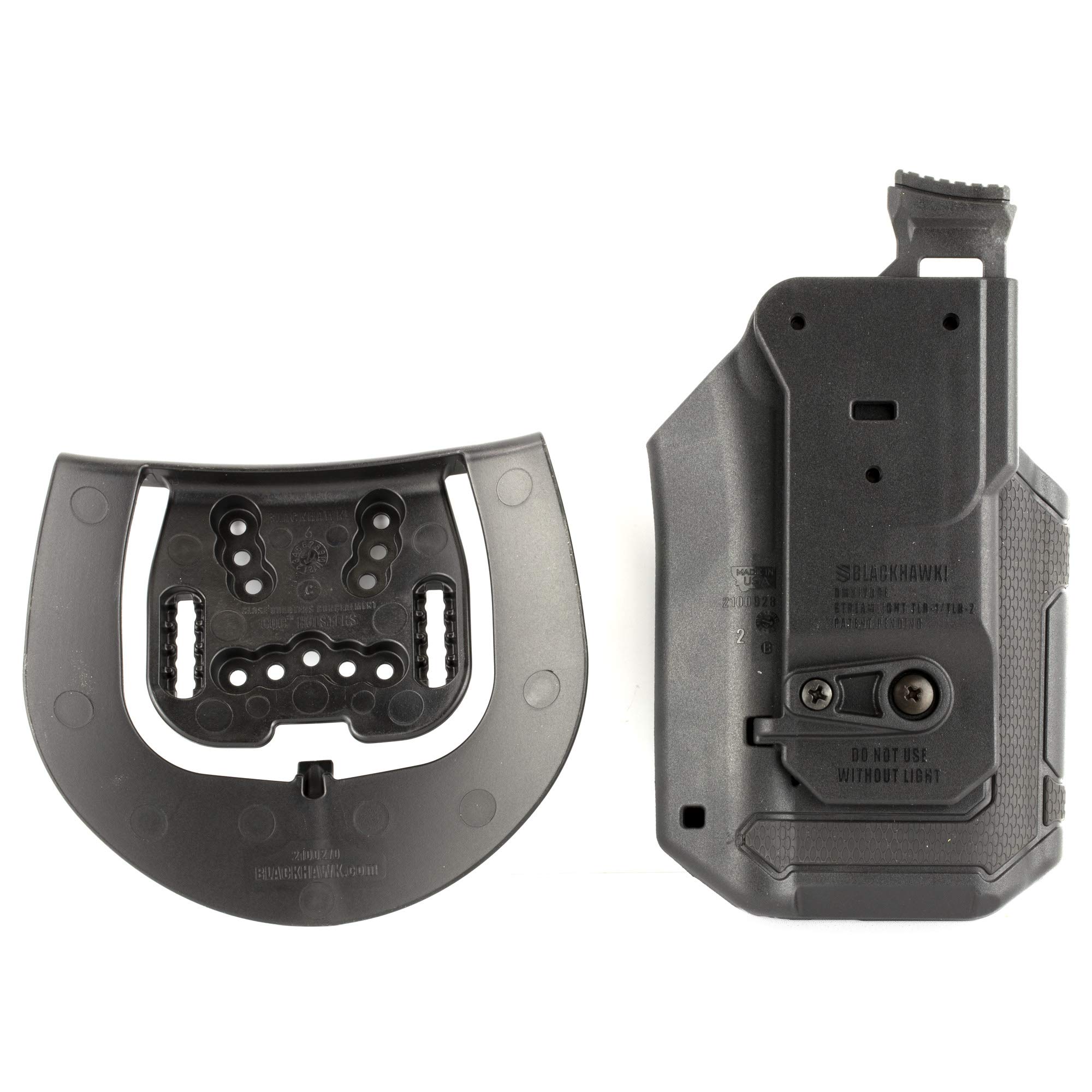 Blackhawk Omnivore Multifit Universal Holster LINKS Schwarz | Hartschalen-Holster | Holster