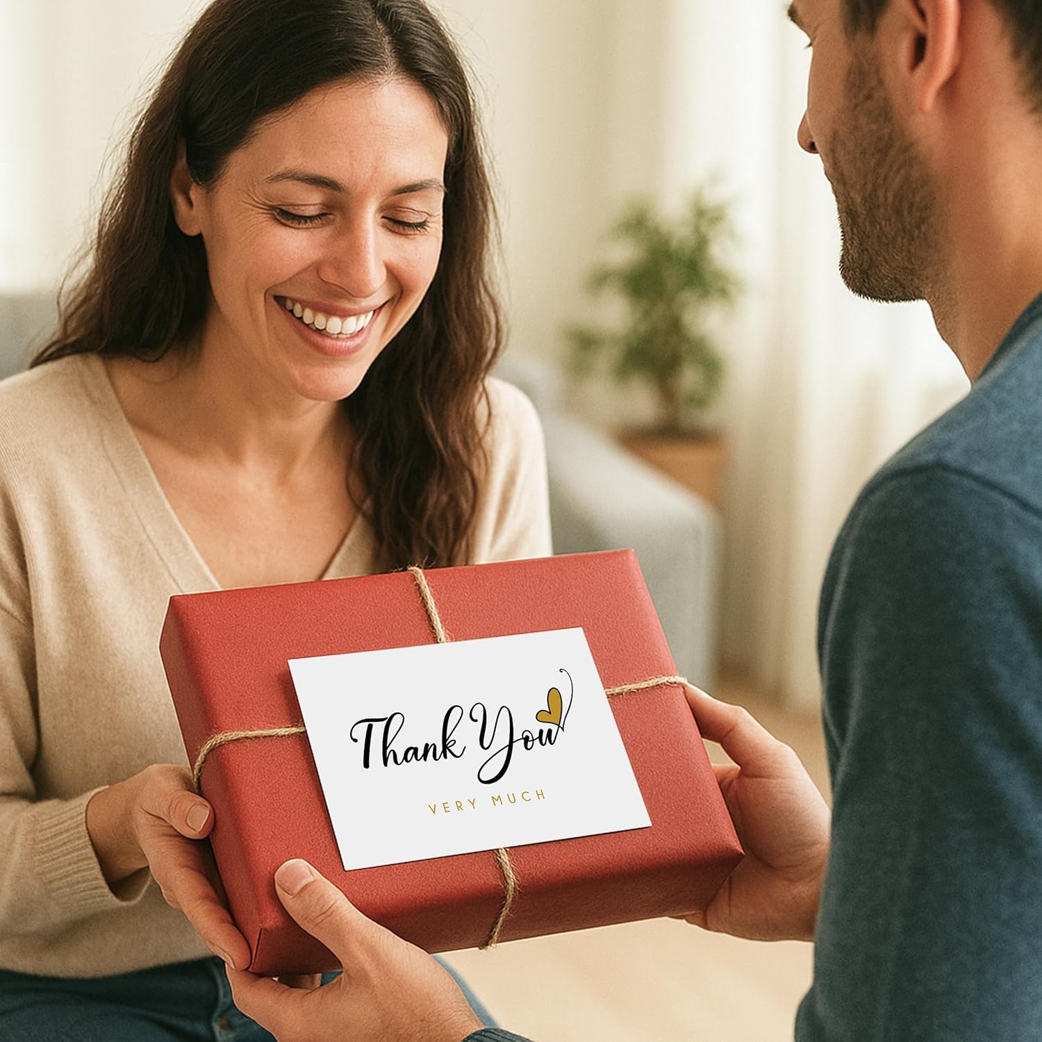 Bulk Thank You Cards with Envelopes Set and Stickers - 30 Pack, 4 x 6 in Blank Simple Thank You Notes - Minimalist Box for Weddings, Baby Showers, Birthdays, Small Businesses - Image 6