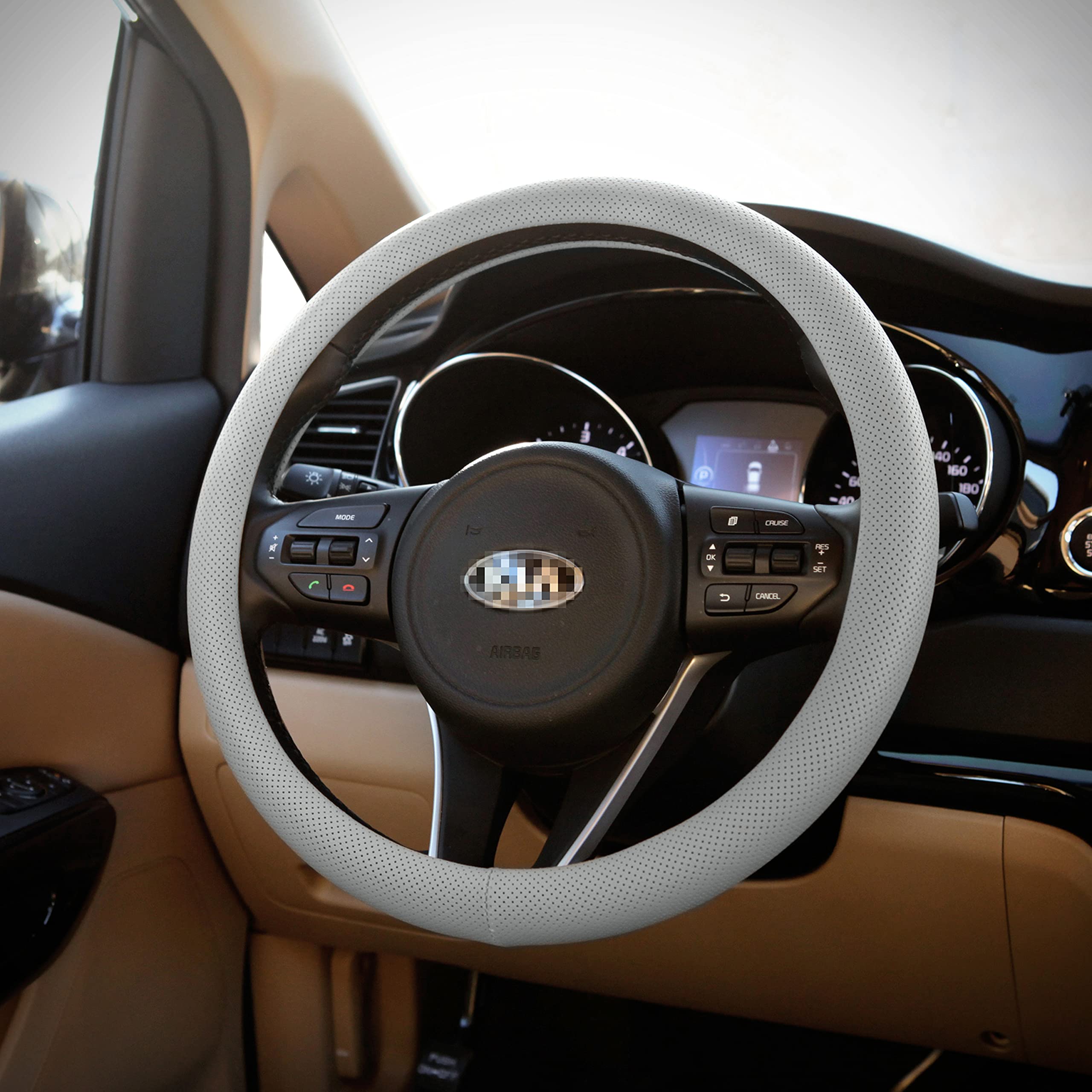 Buy KMMOTORS Steering Wheel Cover for Hyundai* Kia* Telluride, Carnival