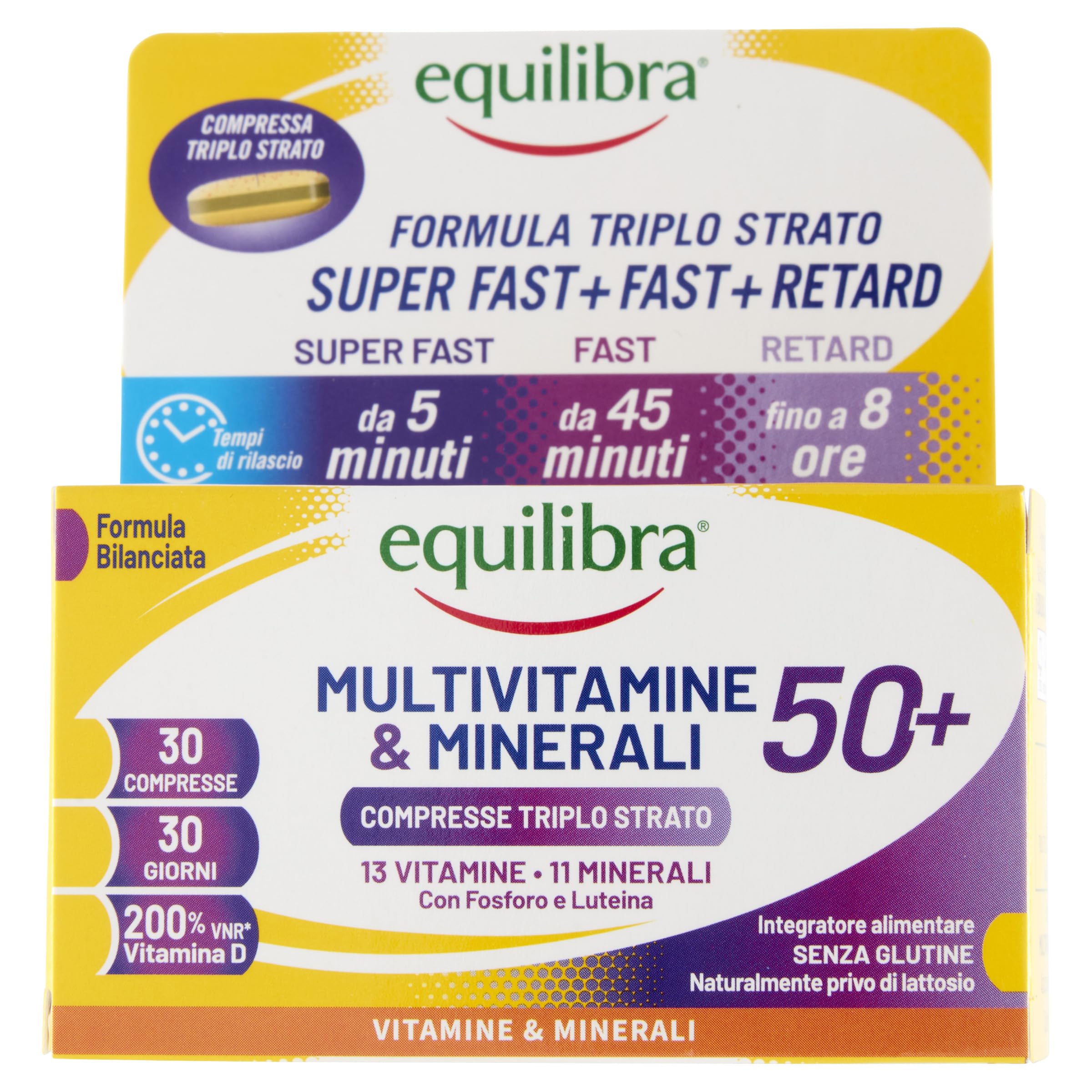 Equilibra Multivitamine e Minerali 50 Rilascio Prolungato fino a 8 ore Alto
