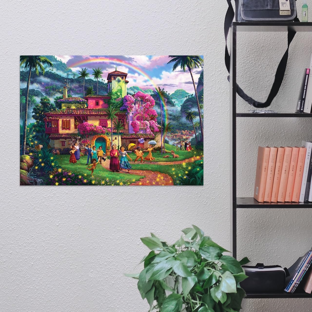 MIGHTYPRINT Thomas Kinkade Studios – Disney – Encanto – The Miracle of Family – 24" x 17" Wall Art – Officially Licensed Collectible – Ideal for Gifting and Collecting MP24171047