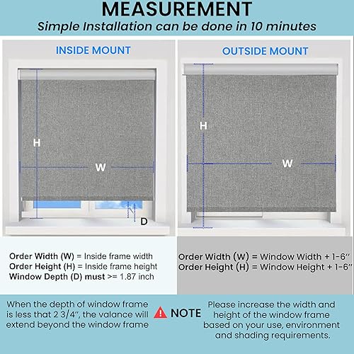 Miniatura 7 de Newcastle Persianas automáticas para ventanas con control remoto, 100% opacas, persianas inteligentes compatibles con Alexa, Google Home