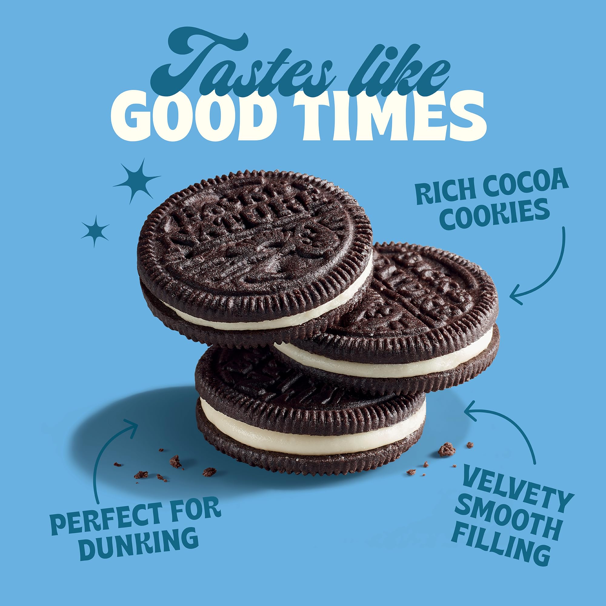 Back To Nature Classic Creme Sandwich Cookies - Plant-Based Cookies Made With Wheat Flour - Non-Gmo No High — view 3