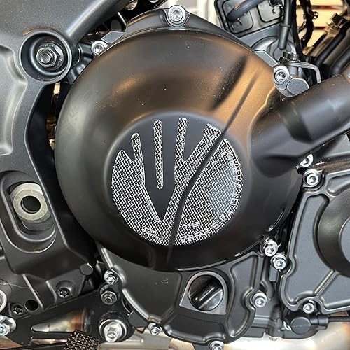 Resin Bike Motorcycle 3D Stickers Compatible with Yamaha MT-09 2022. Variator Cover Scooter Protections from Bumps and Scratches. Pair of Resin