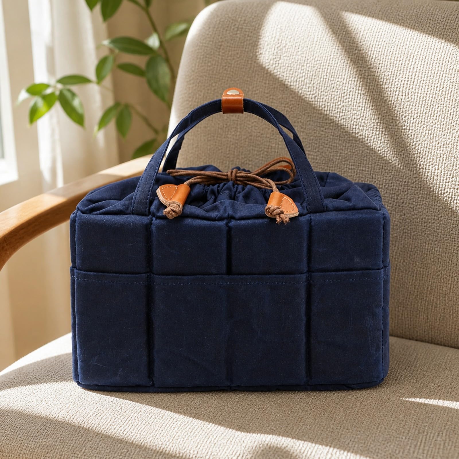 predolo Borsa Fotografica con Chiusura a Coulisse Antirughe Custodia Protettiva Impermeabile per Appassionati di Fotografia, Uscite Fotografiche