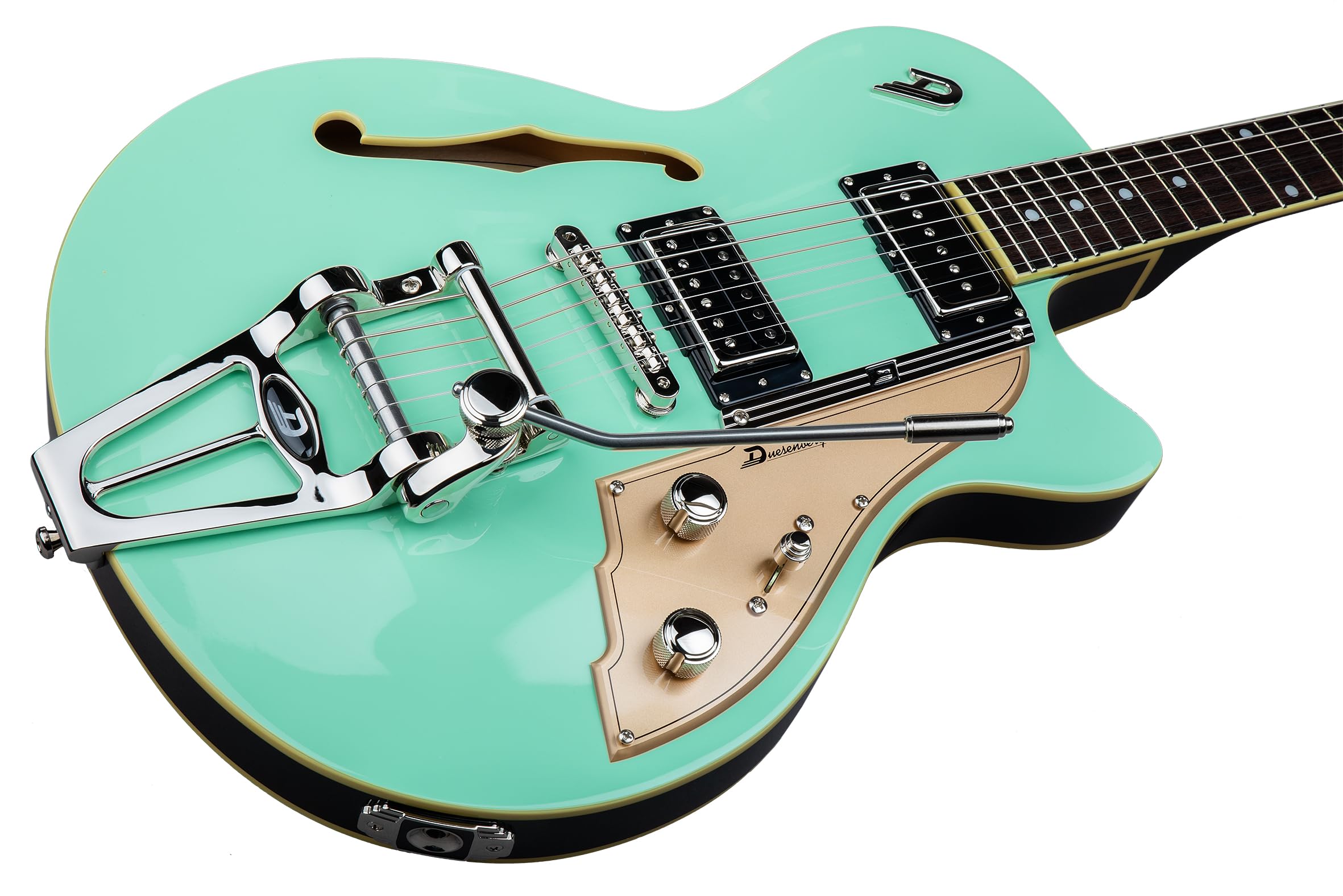 Amazon | Duesenberg セミアコギター Starplayer TV Surf-Green DTV-SG