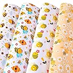 Titiweet Bee Wrapping Paper - Birthday Wrapping Paper for Girls Women, 12 Sheets bees wrap for Birthday Holiday, 20 x 28 Inches Per Sheet (Bee(12 sheets))