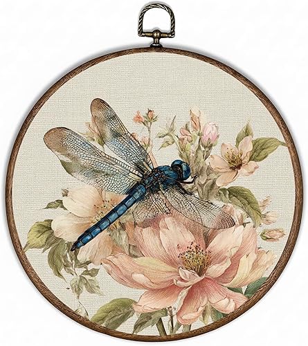 Miniatura 8 de 365CUSGIFTS Decoración redonda para colgar en la pared de la mano de Hamsa de buena suerte, decoración artística de pared redonda, protección contra