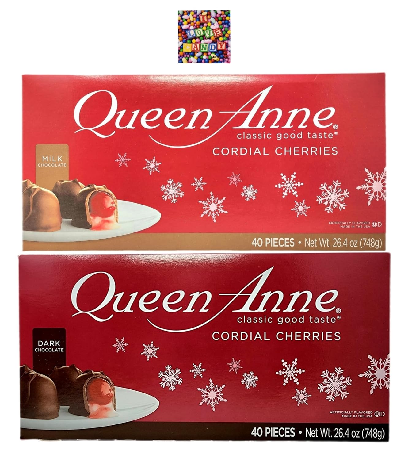 Chocolate Covered Cordial Cherries Variety Pack Includes