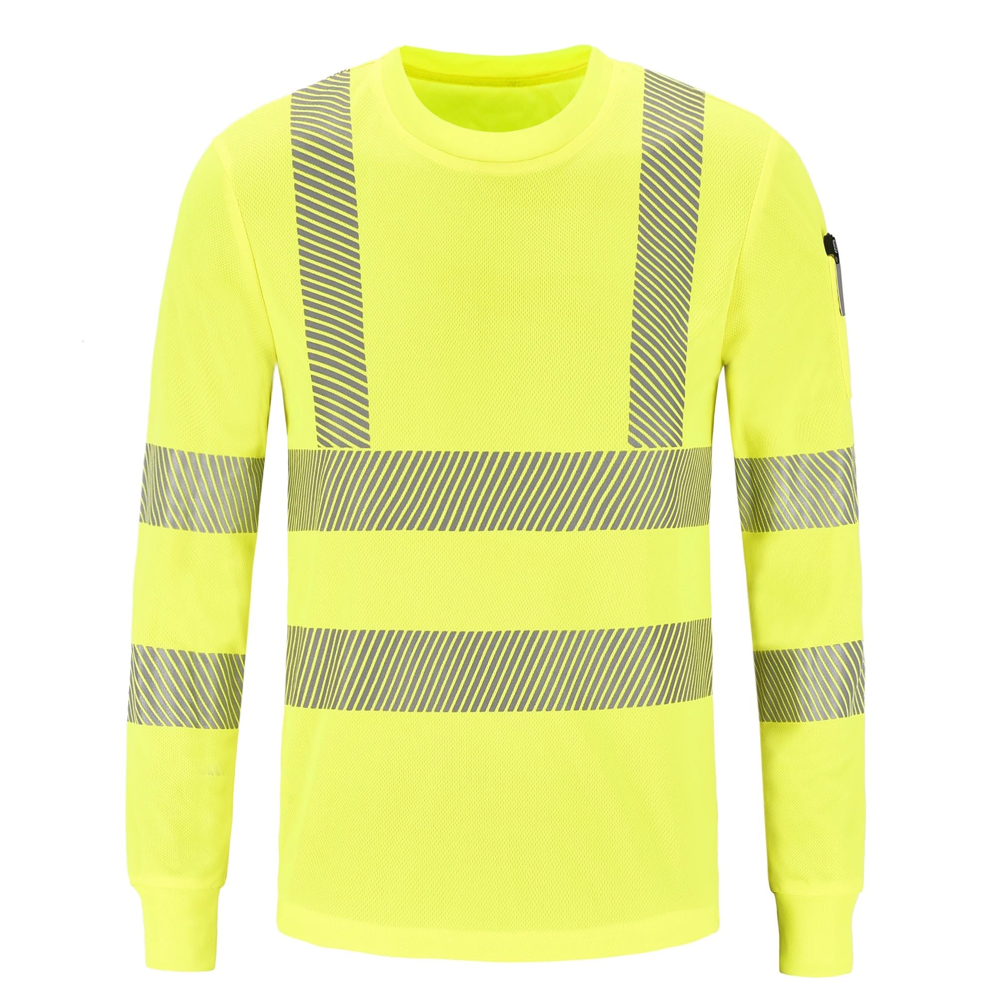Chaleco reflectante de alta visibilidad, Polo reflectante de alta visibilidad manga larga y secado rápido, unisex, multicolor, varios tamaños(Orange,5XL)