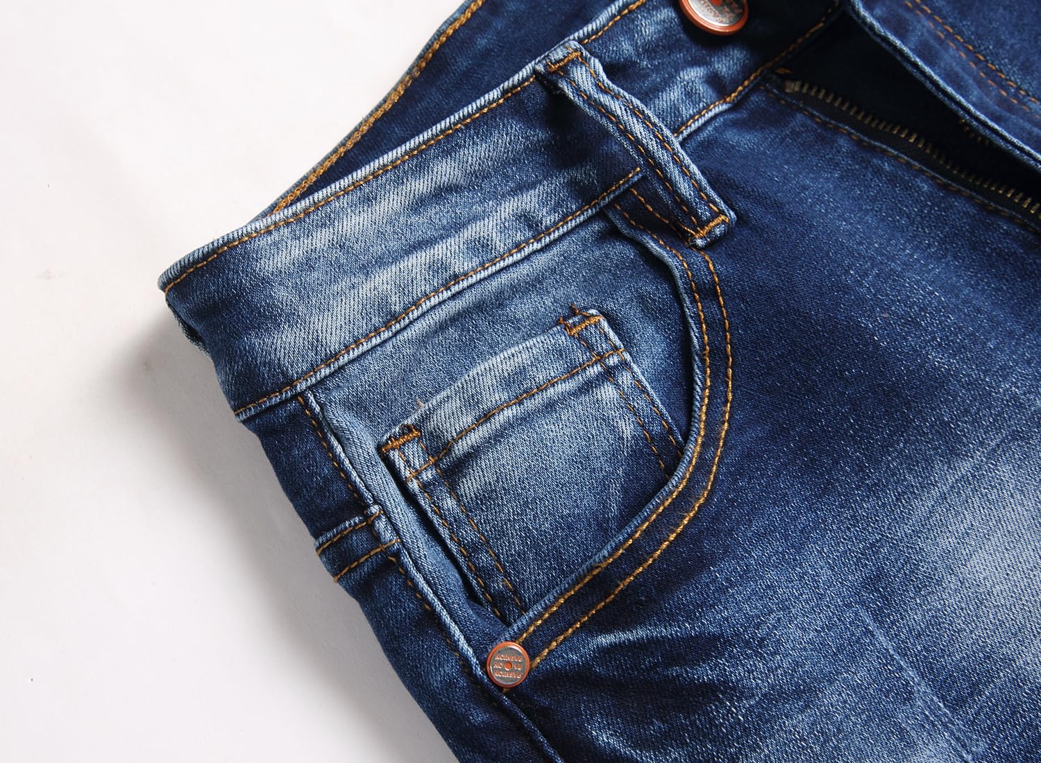 Pantalones vaqueros ajustados para hombre, ajustados, ajustados, ajustados, ajustados, ajustados, de cintura flexible, pantalones vaqueros informales, de diseño ajustado, pantalones vaqueros, F#azul 2
