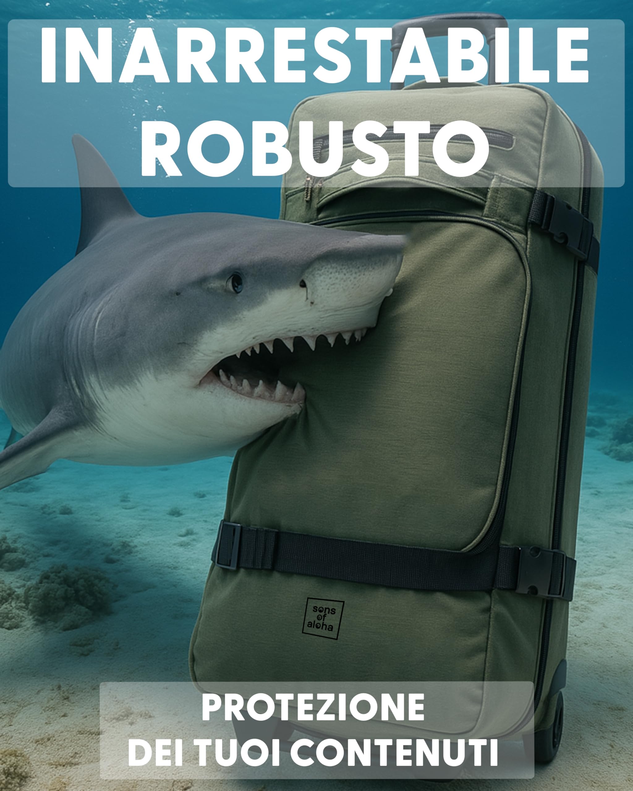 Grande borsa da viaggio con 2 ruote KANE rolling suitcase 80 cm valigia sportiva trolley da viaggio