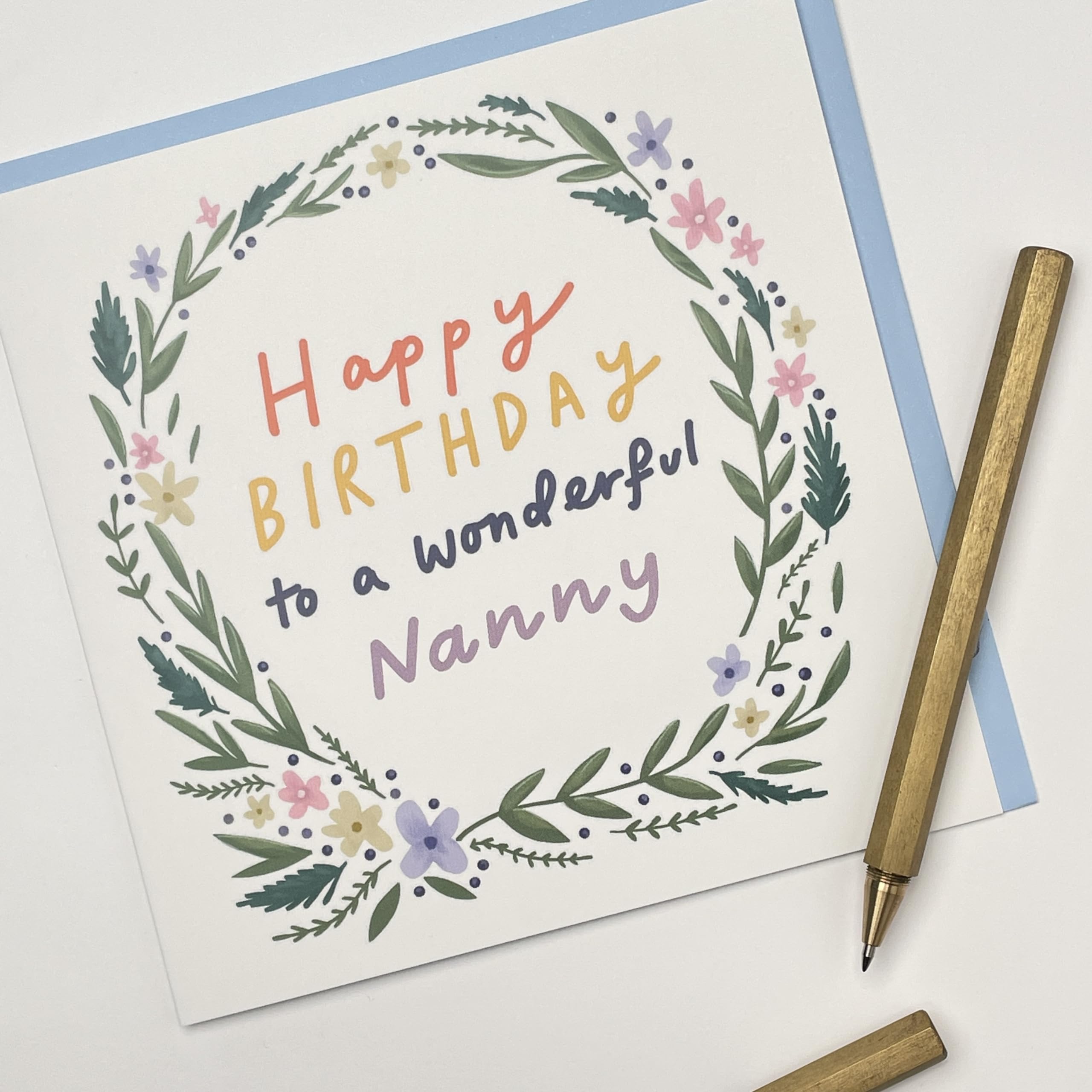 Old English Co. Carte D'anniversaire Pour Grand-mère Motif