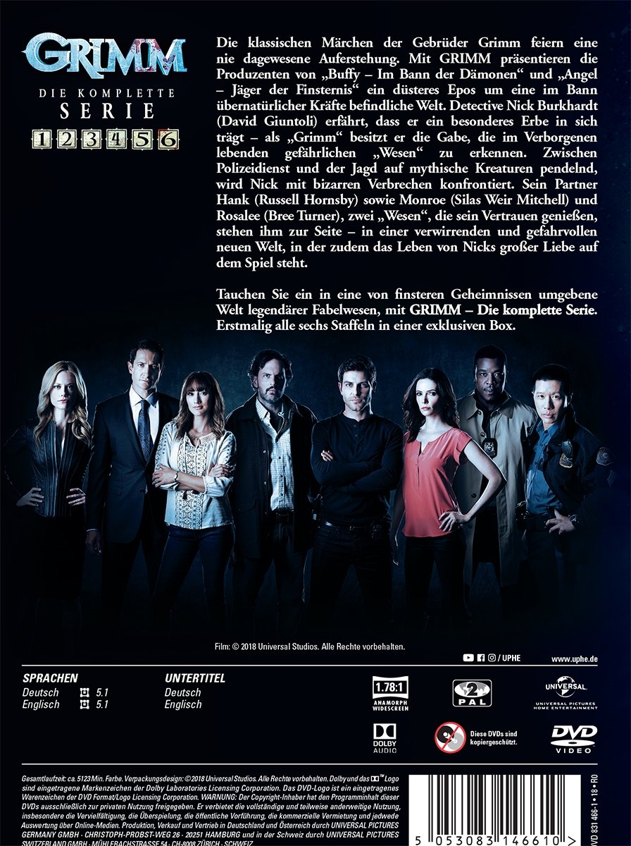 Grimm - Die komplette Serie [28 DVDs]