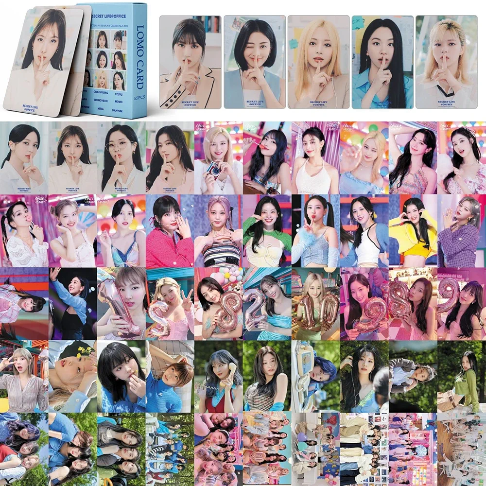 Amazon.co.jp: FOR TWICE LOMOカード 54枚セット『2023年