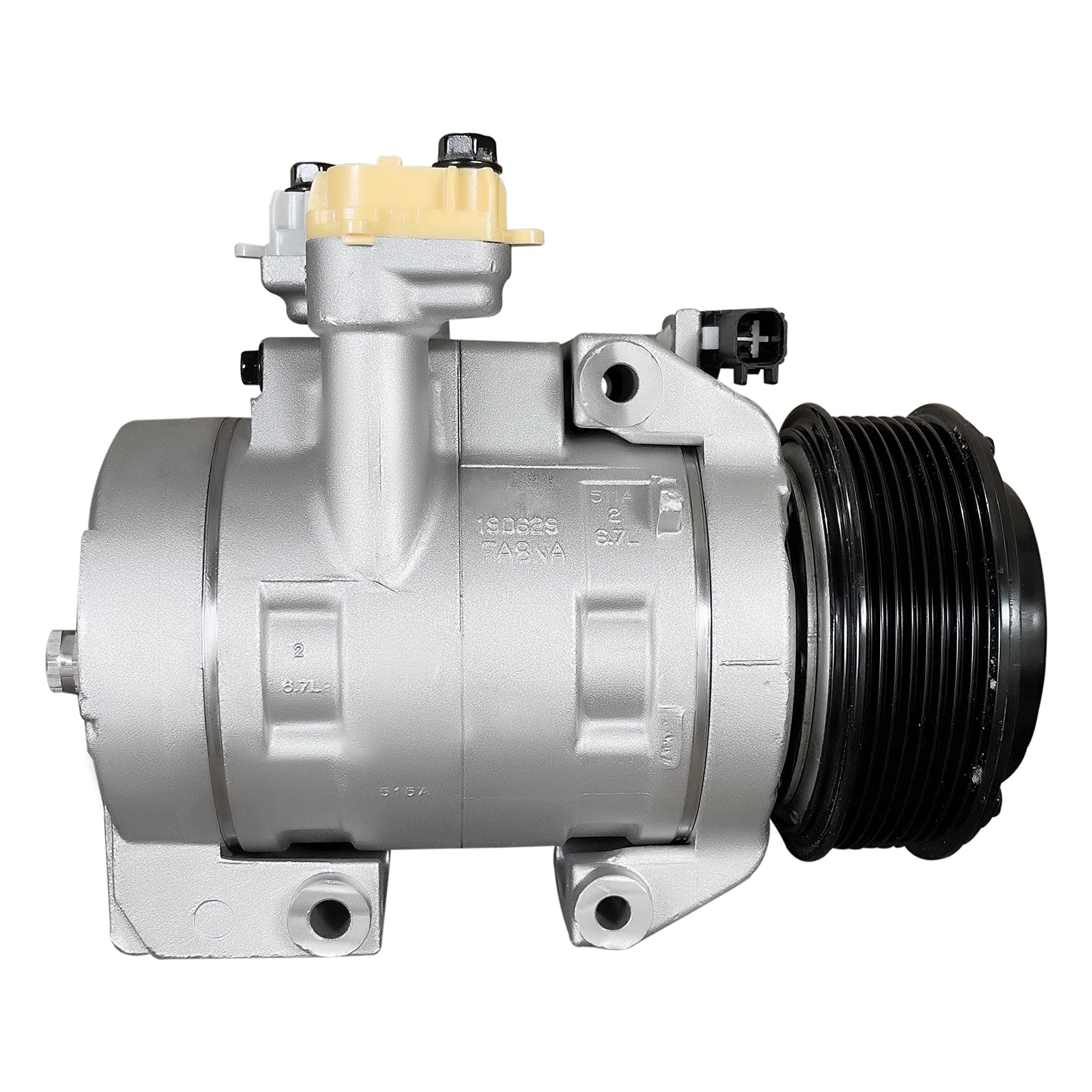 RY AC Compressors FH686 3L A/C Compressor and Clutch (Silent Operation, Fits Ford F-250, F-350, F-450, F-550 Super Duty 6.7L 2017-2019)