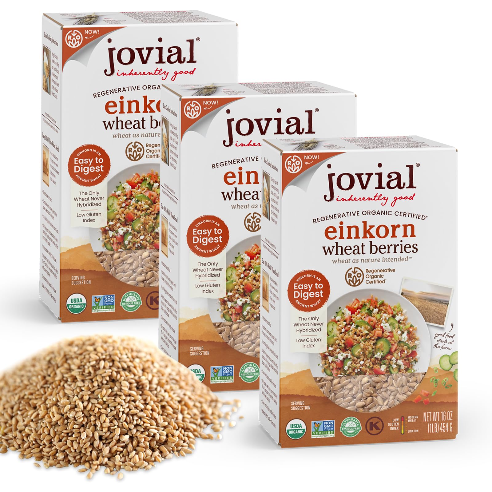 Jovial Einkorn 100% Organic Wheat Berries