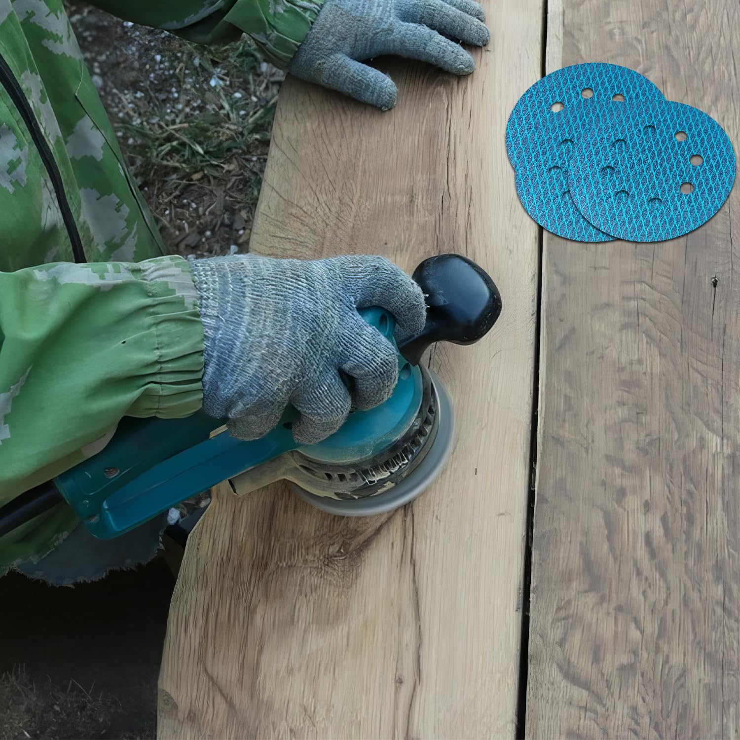 80Pz Dischi Abrasivi 125mm, Carta Abrasiva, Grana 60 – 400, 8 Fori, Abrasivo Resistente All'intasamento Per Levigatrice Rotorbitale Levigatrice Lucidatrice