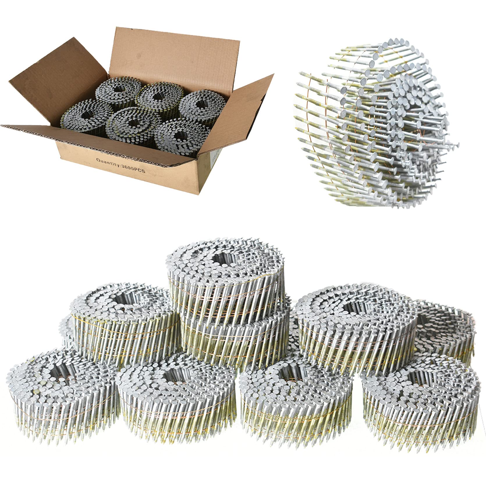 Siding Nails 1-3/4" Collated Coil - FREE SHIPPING -11