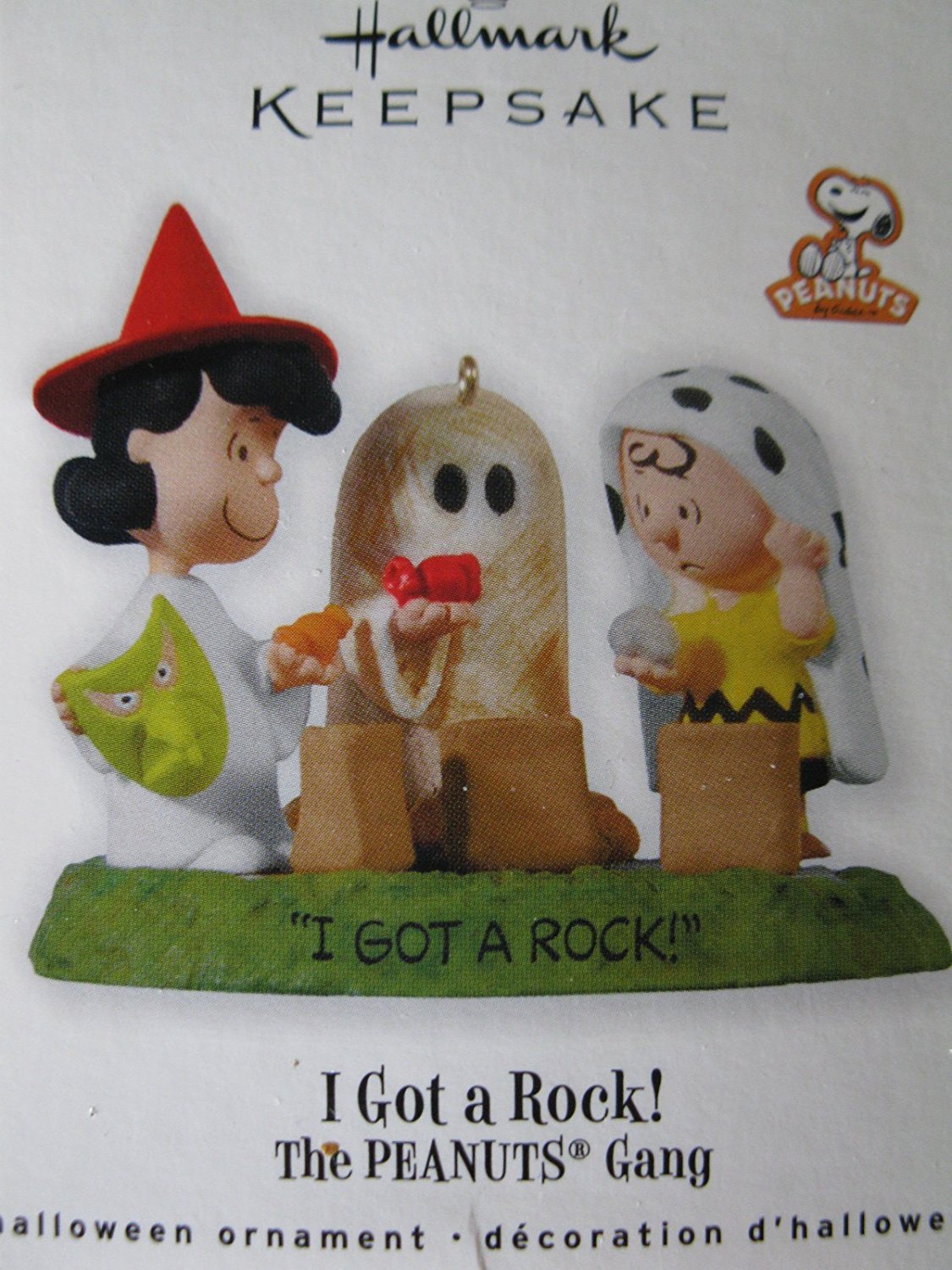QFO4633 I Got a Rock! The Peanuts Gang 2010 Hallmark Keepsake Ornament
