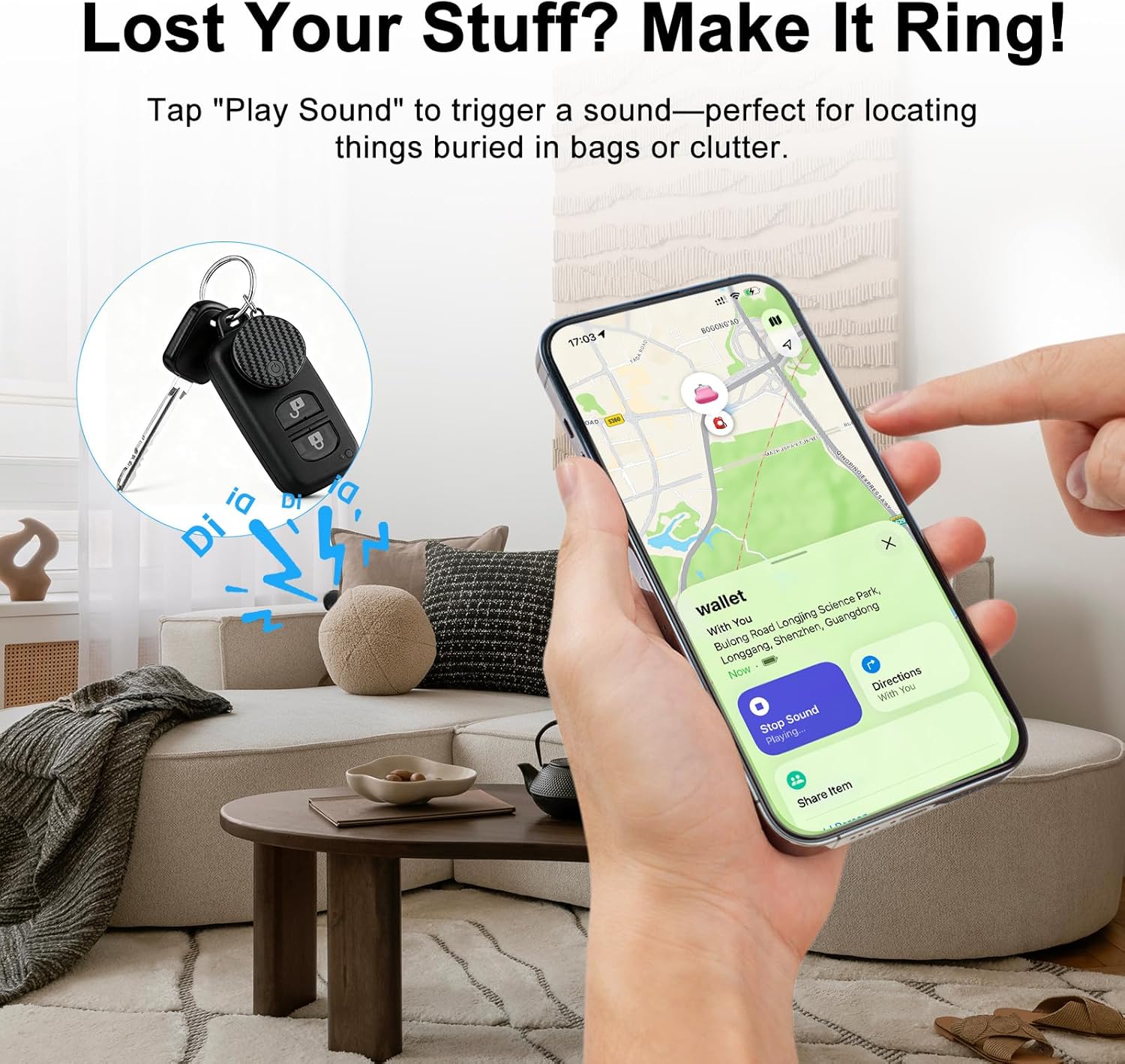 [2026 New] Air Tracker Tags-4 Pack, Bluetooth Air Tracker Compatible with Apple Find My Network (iOS Only), Smart Tag Item Finder for Keys, Wallet, Luggage, Backpack - Fast Location Updates - Image 5