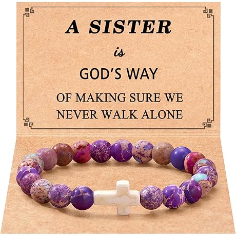 Sister Mothers Day Gift Ideas: Christian Gifts Cross Bracelet