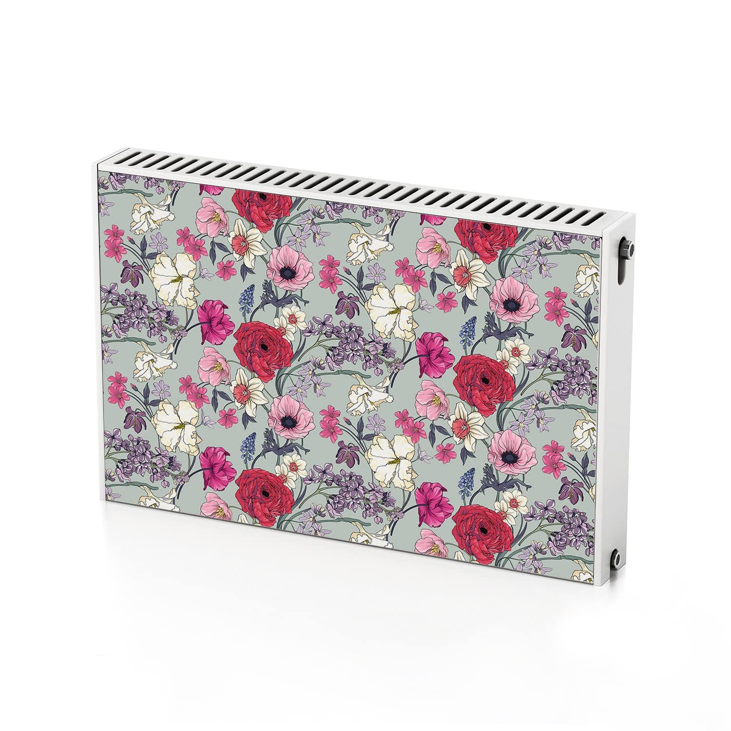 Aimant de radiateur fleur d'été 90x60 cm pour habillage de chauffage