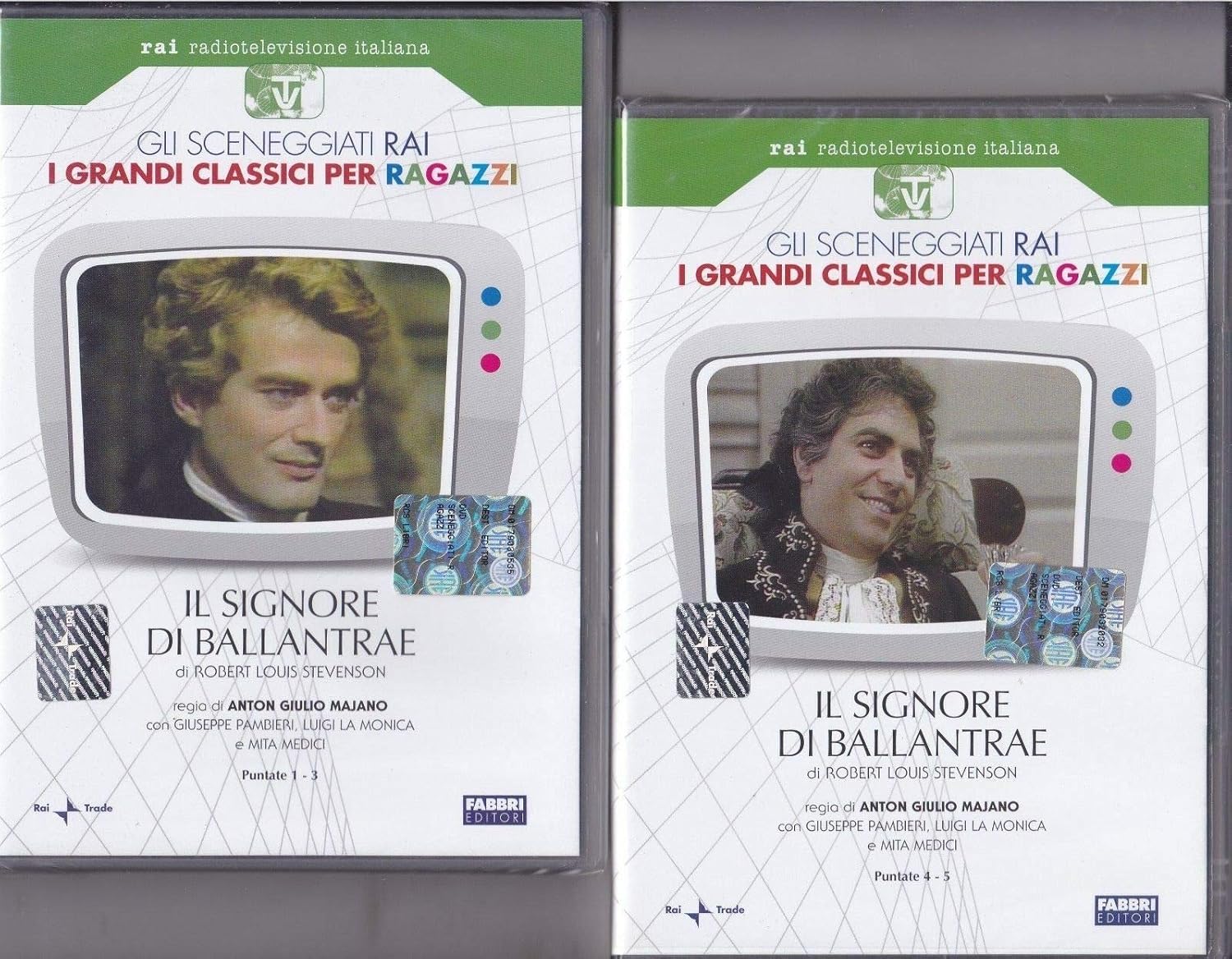 Il Signore Di Ballantrae Sceneggiati RAI 2 DVD Amazon.it Film e TV