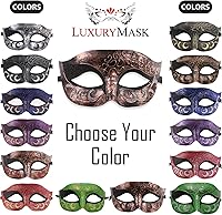 Vista 54 de Máscara de mascarada para hombre, máscara de aspecto antiguo para Halloween, fiesta veneciana, fiesta de máscaras y baile de máscaras