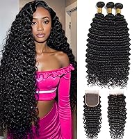 Vista 17 de Cierre frontal de encaje de onda profunda de 12 pulgadas 13x4 de oreja a oreja frontal de encaje HD brasileño rizado virgen 100% cabello humano