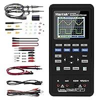 Vista 8 de Hantek Osciloscopio de mano 3 en 1, osciloscopio digital automático de 40 MHz 2 canales, multímetro, generador de forma de onda con pantalla LCD a