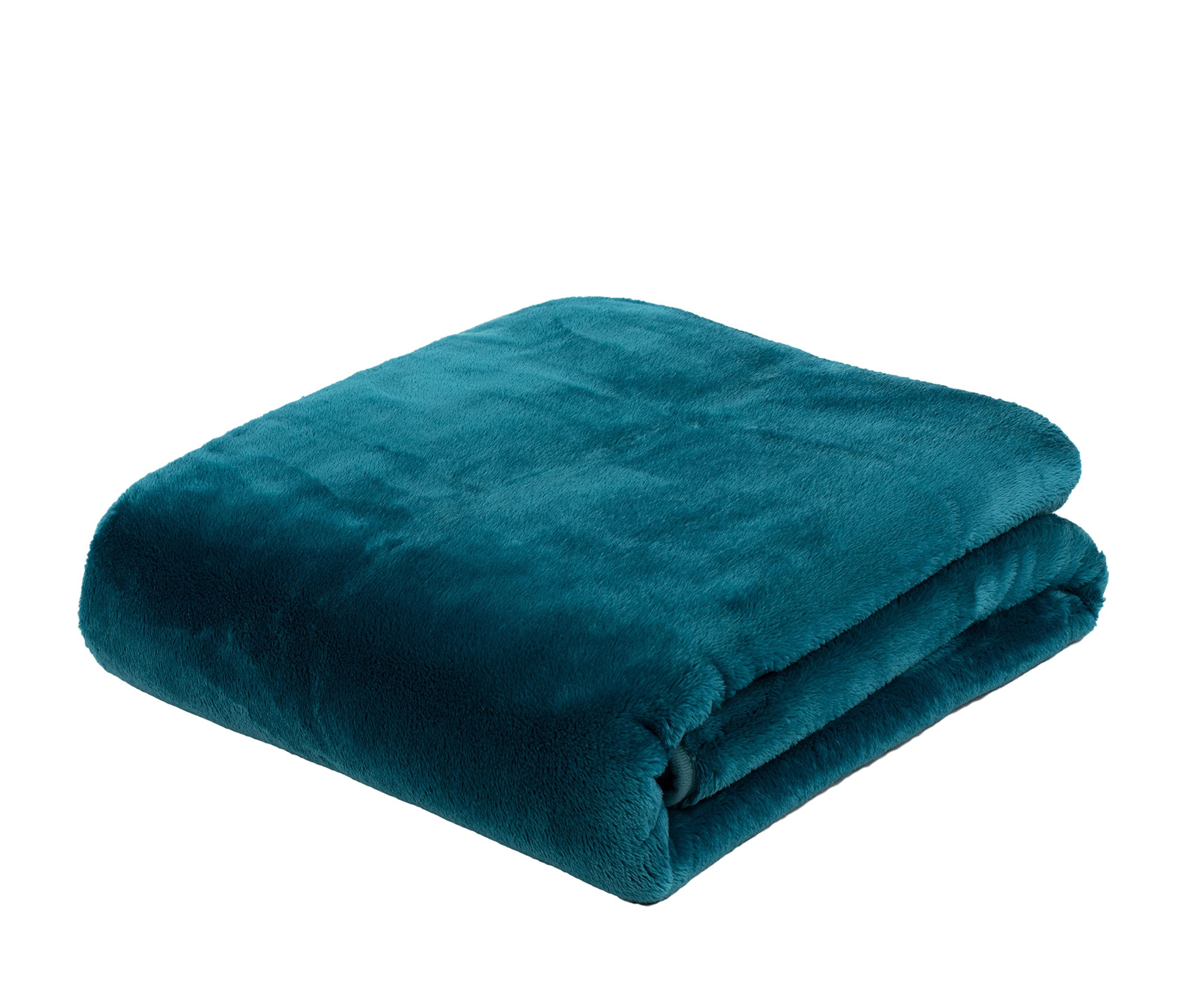 Gözze - Premium Cashmere Feeling Living Room Blanket, 500 g/m², 130 x 170 cm – Turquoise
