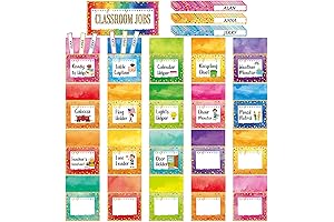Class Jobs Bulletin Board Pockets